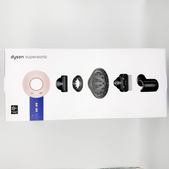 BRAND NEW IN BOX Dyson Supersonic Hair Dryer HD07 PINK BLUE WITH ATTACHMENTS - Picture 3 of 6